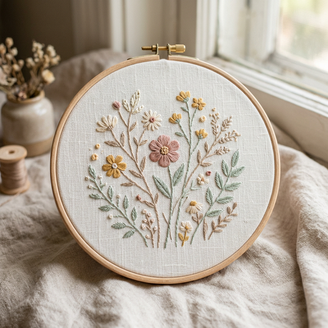 Exemplo de Bordado Artesanal